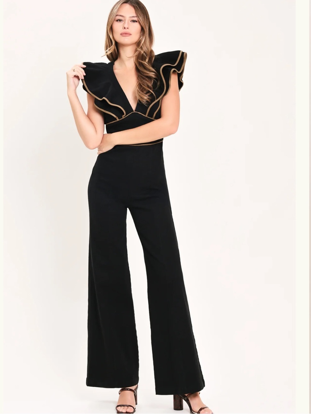Flying Tomato Black Swan Ascent Jumpsuit Boutique New Large